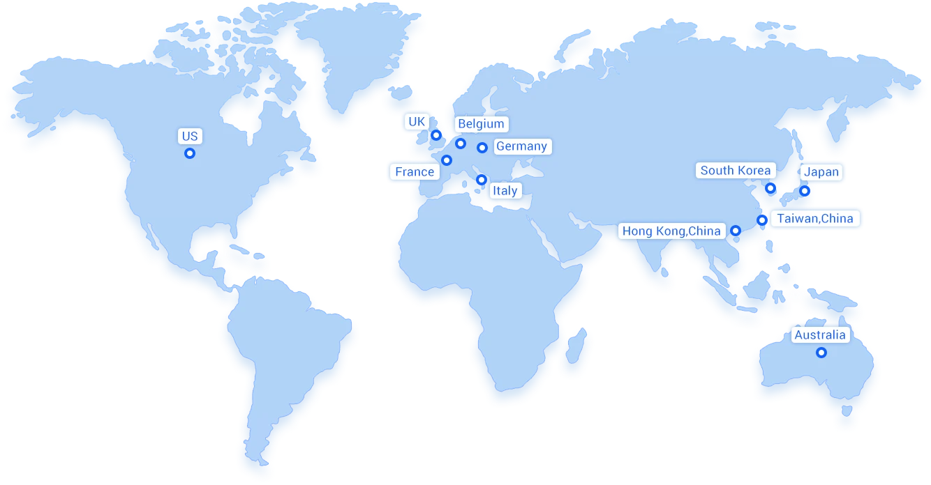 Sales Regions Map Sales Regions Map