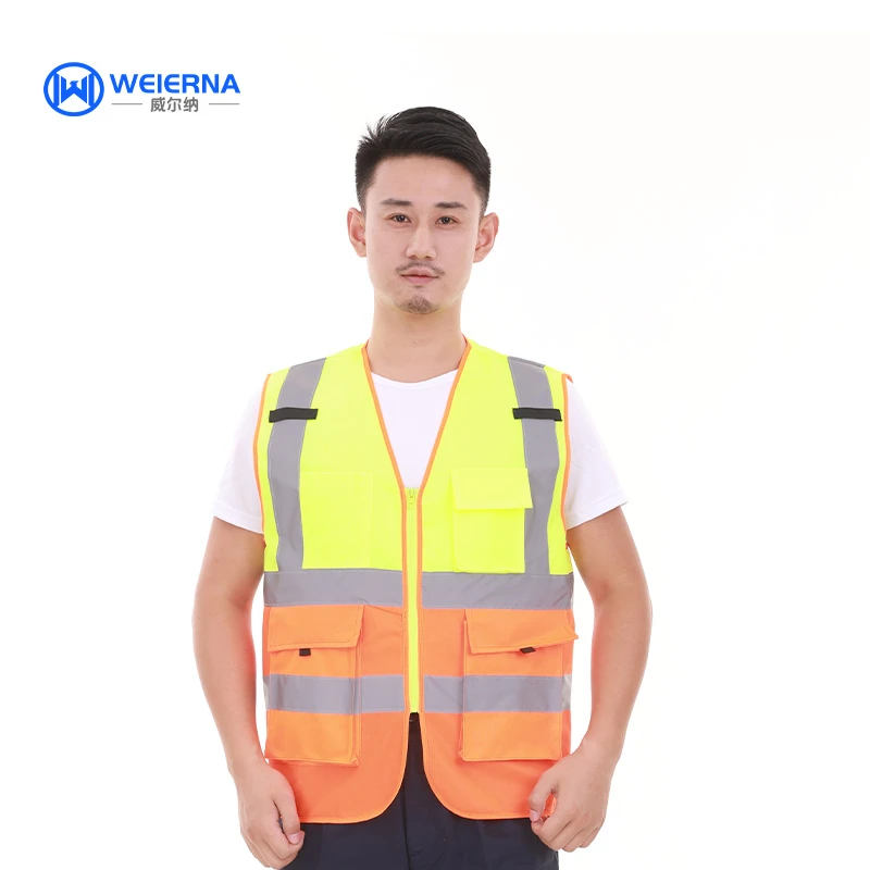 High Visibility Fluorescent Safety Vest