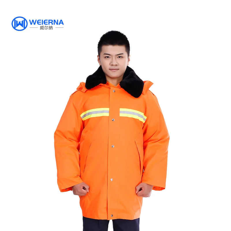 High Visibility Insulated Work Coat