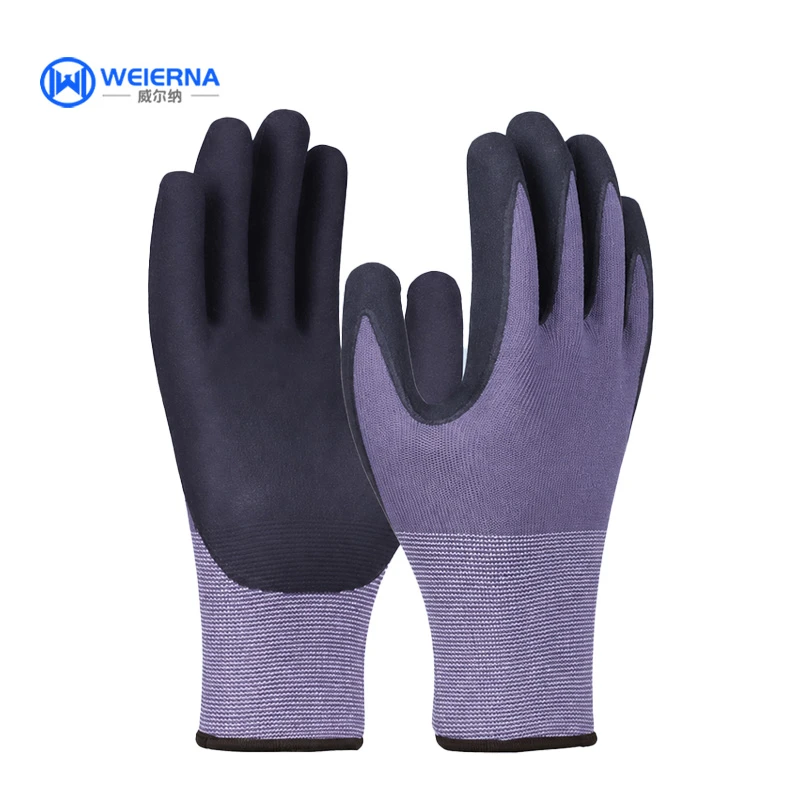 Micro Foam Nitrile Palm Coated Work Gloves