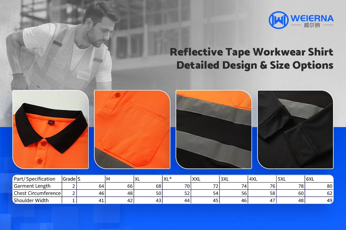Reflective Tape Workwear Shirt Bulk Supplier1-1 Reflective Tape Workwear Shirt Bulk Supplier1-1
