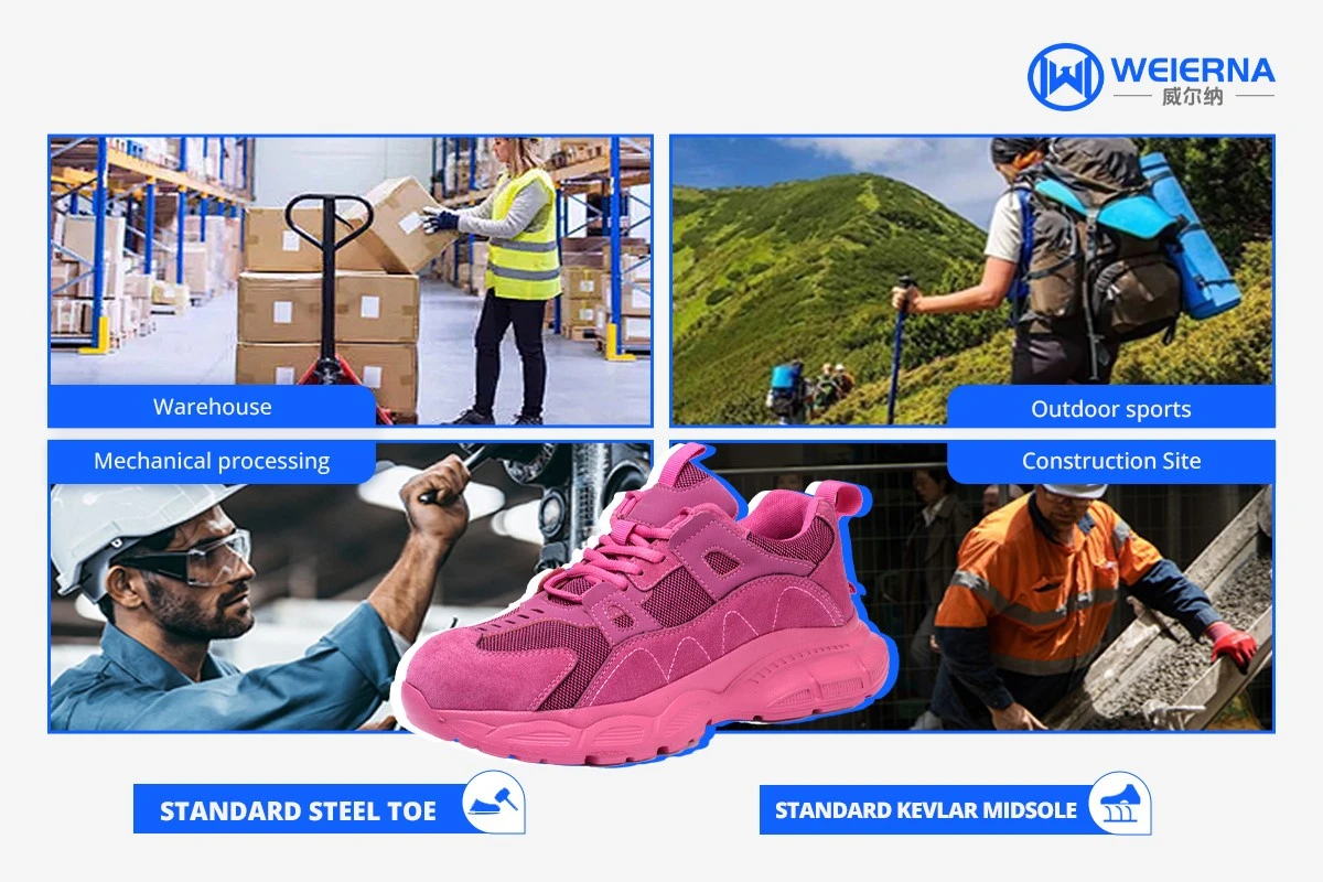 Breathable Steel Toe Work Shoes2-1 Breathable Steel Toe Work Shoes2-1