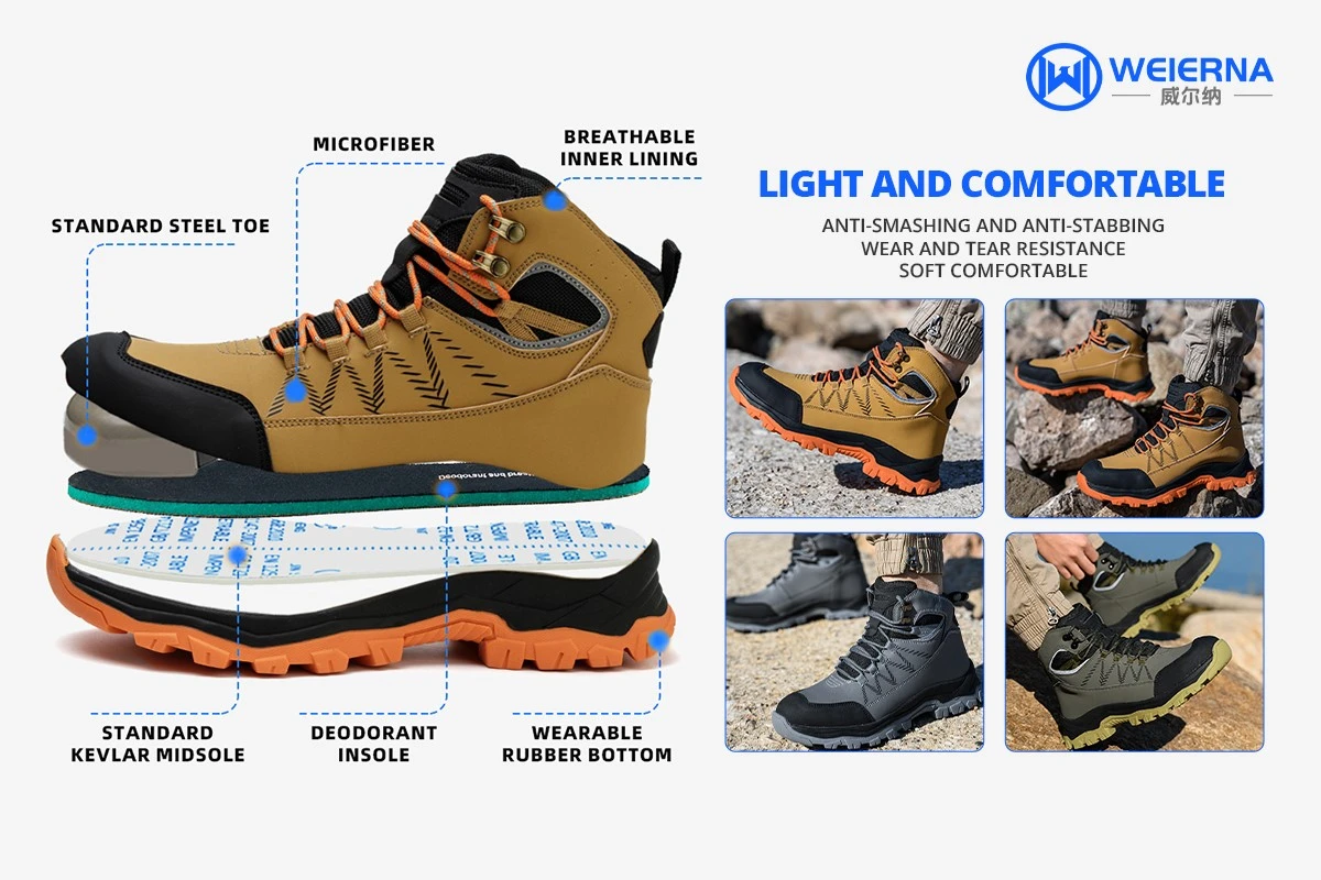 Puncture Resistant Steel Toe Work Boots1-1 Puncture Resistant Steel Toe Work Boots1-1