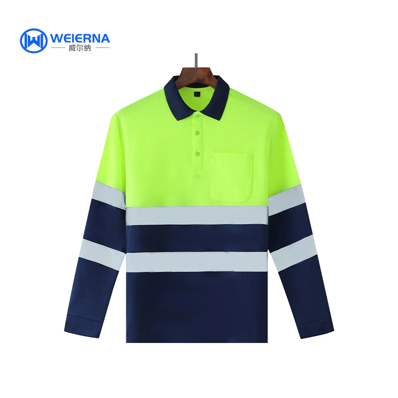 Reflective Tape Workwear Shirt