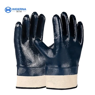 Chemical Resistant Nitrile Safety Cuff Gloves