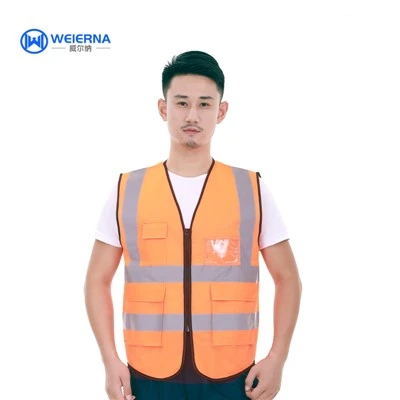 Multi-Pocket Reflective Work Vest