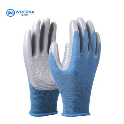 Oil Resistant Nitrile Coated Work Gloves